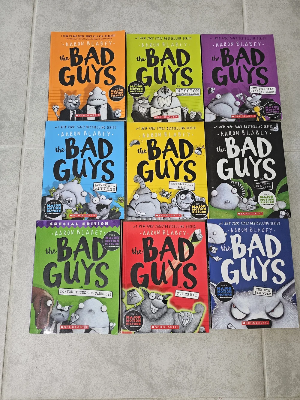 The Bad Guys Book Set - Colorful Paperback Collection 1-18
